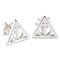 Harry Potter Deathly Hallows silver earrings