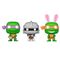 Carrot Pocket POP blister 3 figures Ninja Turtles Donatello Shredder Michelangelo |  Techbox