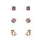 Disney The Little Mermaid Set 3 pairs of earrings