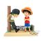 One Piece Log Stories Monkey D Luffy & Roronoa Zoro figure 7cm - Figurines - Collectibles - Techbox