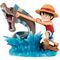 One Piece Log Stories Monkey D Luffy vs Local Sea figure 7cm - Figurines - Collectibles - Techbox
