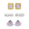 Friends Set 3 pairs of earrings