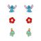 Disney Stitch Set 3 pairs of earrings silver