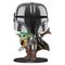 POP figure Star Wars Mandalorian with Yoda Child 25cm - FIGURES|POP VINYLS