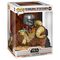 POP figure Star Wars The Mandalorian Mando on Bantha with Child in Bag |  Techbox