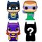 Blister 4 figures Bitty POP DC Comics Batman Adam West |  Techbox