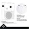 FLOATING GRIP® wall mount for Xbox One S, White / Xbox One