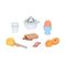 Small Wood - Breakfast Play Set with Juicer (L40295) / Toys
