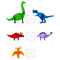 MAGNA-TILES - DDinos 5 Piece Set (90229) / Toys