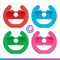 Oniverse Nsw2 Pack Of 4 Racing Wheel Controller Holders / Nintendo Switch 2 - Nintendo Switch 2 Accessories - Accessories for Consoles - Techbox