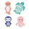 Ludi - Mix & Match - Foam animals for the bath - (LU40078) / Toys