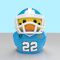 NUMSKULL SPORTS TUBBZ MINI AMERICAN FOOTBALL / Fan Shop and Merchandise