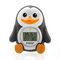 Reer - Bath Thermometer Pingu - Black, White, and Orange - 17 x 4.6 x 9.7 cm / Baby and Children