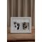 Vanilla Copenhagen - Hand & Foot Imprint - Black - 20,4 x 26,4 x 1,5 cm (MEMO7023) / Baby and Children