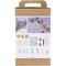 Craft Kit Decoration - Boxes - shells - key rings - pastel colours (977847) / Toys