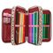 TOPModel - Triple Pencil Case With Bow LEOHEART - Pink / Toys |  Techbox