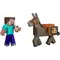 MINECRAFT CORE FIGURE 2-PACK - Steve & Donkey / Toys