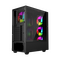 Gembird Fornax 4000 ARGB gaming ATX computer case, Midi Tower, backlight, Black - Computer Cases - PC Cases & Accessories - Techbox