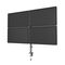 Gembird MA-D4-01 Adjustable desk 4-display mounting arm (rotate, tilt, swivel), 13”-32”, up to 10kg per screen | Techbox