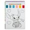 Disney Stitch Sketchbook + watercolours and paintbrush