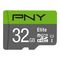 PNY Elite 32 GB MicroSDHC Class 10 - Memory Cards - Smartphones - Techbox