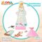Disney Cinderella dresses wooden magnetic set