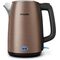 Electric kettle Philips Viva Collection HD9355/92 1.7 L 2060 W Black, Copper | Techbox