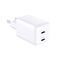 3mk Hyper Charger PD 45W QC4+ PPS 2C Super-Fast Charge 2.0 Wall Charger - White