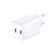 3mk Hyper Charger PD 45W QC4+ PPS 2C Super-Fast Charge 2.0 Wall Charger - White