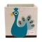 3 Sprouts - Storage Box - Blue Peacock / Baby and Children