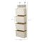 3 Sprouts - Hanging Wall Organizer - White Llama / Baby and Children