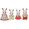 Sylvanian Families - Chocolate Rabbit Family (5655) / Toys