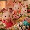 Sylvanian Families - Chocolate Rabbit Family (5655) / Toys