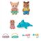 Sylvanian Families - Kindergarten Friends - Wading Pool Trio (5749) / Toys