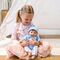 Tiny Treasures - Blue Bear Doll  w/Brown Hair (30543) / Toys