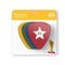Winkee - Coasters - Plectrum - Set of 4 / Gadgets