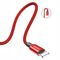 Baseus Yiven USB / Lightning Cable with Material Braid 1,8M red (CALYW-A09) - Cables & Adapters - Cables & Accessories - Techbox
