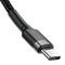 Cable USB-C PD Baseus Cafule PD 2.0 QC 3.0 60W 1m (black and gray) | Techbox