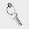 Orbitkey -  Ring v2 - Alien / Gadgets