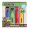 Minecraft pack with 4 highlighters with stamp