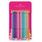 Faber-Castell - Sparkle colour pencil,12 pc in tin box (201737) / Toys