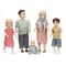 Lundby - Family Mom, Dad, 2 Children & 1 Baby (18036) / Toys