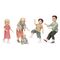 Lundby - Family Mom, Dad, 2 Children & 1 Baby (18036) / Toys
