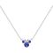 Disney Minnie September sterling silver necklace