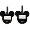 Disney Mickey & Minnie set of 2 luggage labels