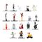 Disney Nightmare Before Christmas metalfigs pack 18 figures 4cm