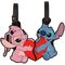 Disney Stitch & Angel set of 2 luggage labels