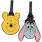 Disney Winnie the Pooh set of 2 luggage labels