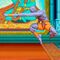 Street Fighter II Dhalsim Player 2 figure 17cm