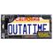 Back to the Future DeLorean Outatime license plate replica